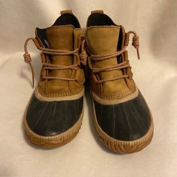 Sorel Womens 7.5 Out N About Plus Waterproof Rain Duck Boots Brown - Picture 9 of 9